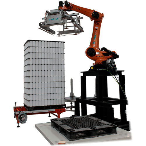 鉸接機械手碼垛機 - ra - and & or - 用於裝瓶業 / 用於包裝業