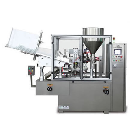 自动灌装封盖机 - GF-400 series - Zhejiang Hualian Pharmaceutical Machinery Co., Ltd. - 管道 / 药品 / 用于美容产品