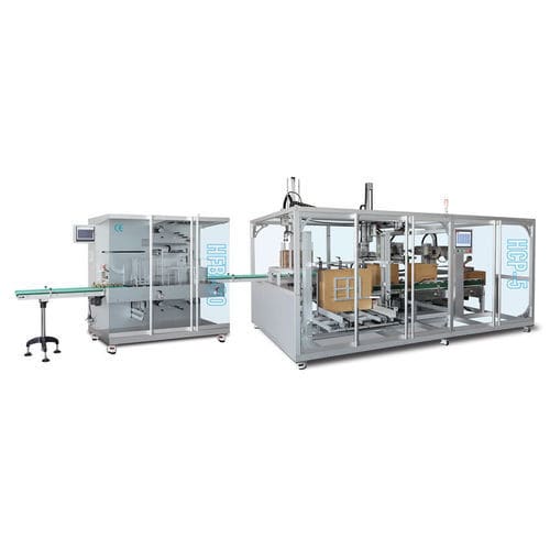 自动捆扎机 - HFB-60 - Zhejiang Hualian Pharmaceutical Machinery Co., Ltd. - 纸箱 / 220V单相 / 高速