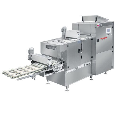 自动面团切块揉圆机 - INDUSTRIE REX PLUS - König Maschinen GmbH - 带长方形罐体