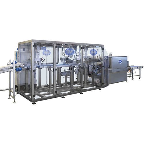 自动收缩包装机 - MF-H - MF TECNO - MASSINI INDUSTRIES srl - 砖用 / PLC / 用于纸箱