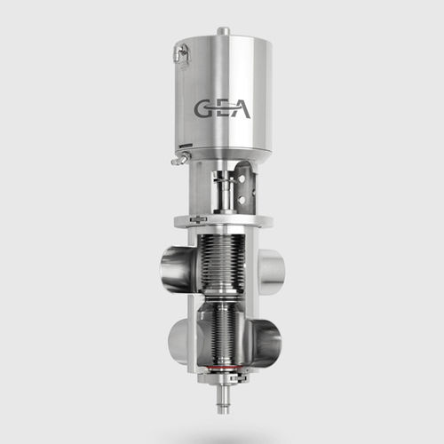 气动操控式阀门 - Aseptomag® LV  - GEA Procomac S.p.A. - 防止混合 / 制动 / 工艺流程
