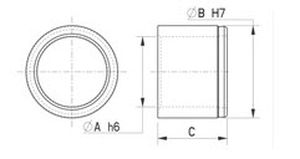 开放式滑动轴承 - 103-3 series - Skiffy - PTFE / 尼龙