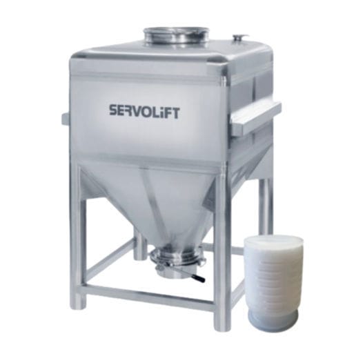 存储贮液罐 - WB502E series - Servolift GmbH - 药品 / 不锈钢 / 锥底