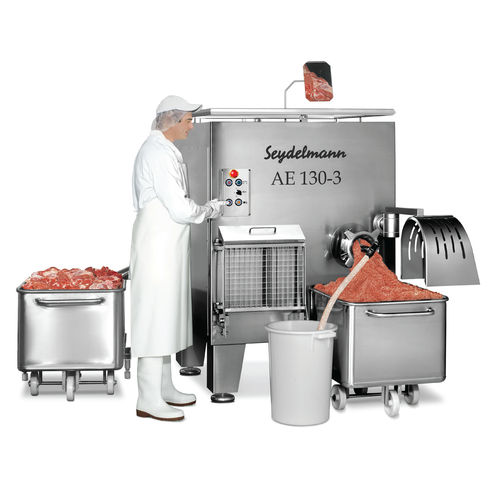 肉类商用绞肉机 - AE 130/3 - Maschinenfabrik Seydelmann - 自动 / 不锈钢