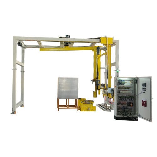 电机缠绕机 - S800EZ-PL - SHANDONG  SINOLION  MACHINERY  CORP  LTD - 轨道式 / 自动 / 用于纺织品