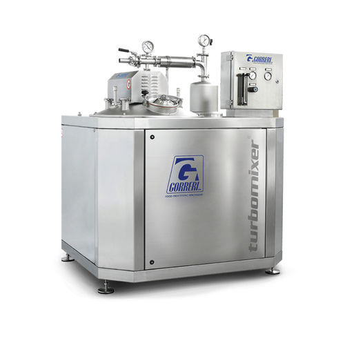 立式乳化机 - TurboMixer GTM 1100 - UNIMIXER SYSTEM S.r.l. - 食品工业 / 涡轮增压 / 不锈钢