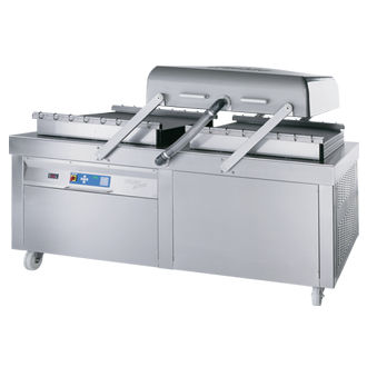 真空包装机 - SD 1000 - KOMET Maschinenfabrik GmbH - 双罩式 / 用于食品 / 食品工业