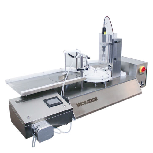 半自动灌装封盖一体机 - MINICAN 50 - WICK-Machinery GmbH - 试剂瓶 / 旋转