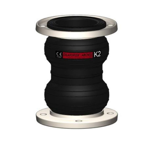 管道橡胶膨胀节 - Type K2 - DILATOFLEX - 圆形 / 法兰 / 双脚