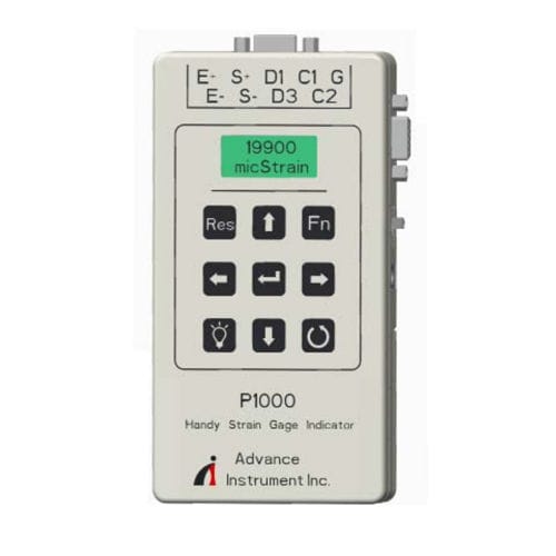 数字指示器 - P1000  - Advance Instrument Inc. - 手提式 / 用于应变仪