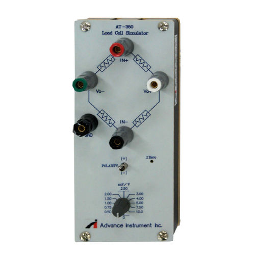 力传感器模拟器 - AT-350 - Advance Instrument Inc.