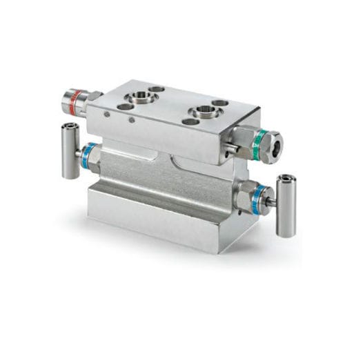 5通型阀组 - M40H154NFSSVAT - HAM-LET - 不锈钢 / 用于气体 / 法兰