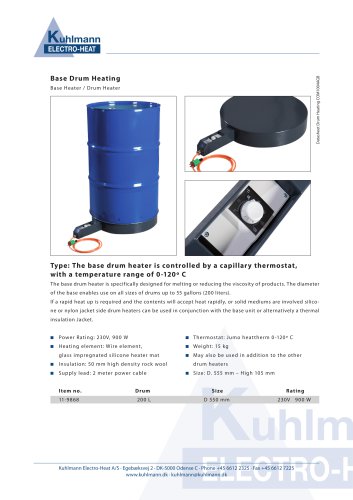 Base Drum Heating