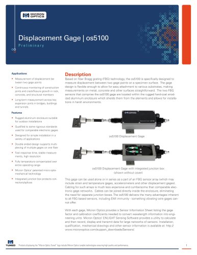 Displacement Sensor,  os5100