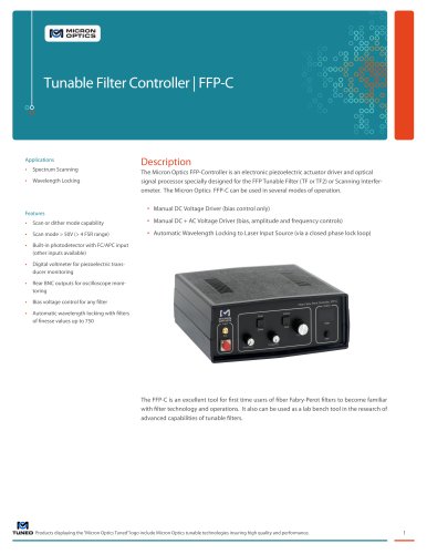 Filter Controllers, FFP-C