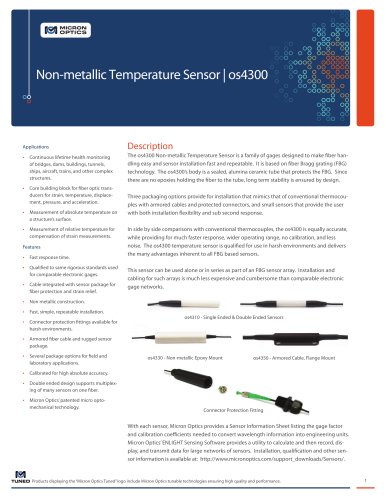 Temperature sensor, os4300