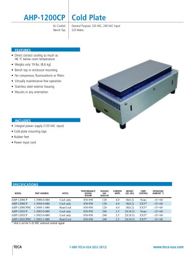 AHP-1200CP Cold Plate