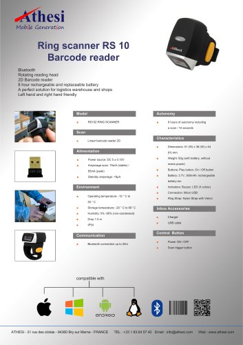 Ring Scanner - RS10 2D