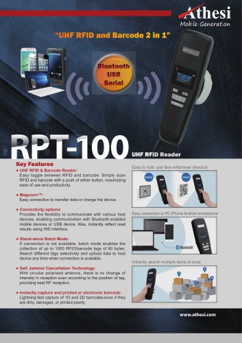 RPT100 - UFH RFID and Barcode