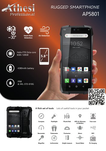 Rugged Smartphone - Athesi Professional - AP5801