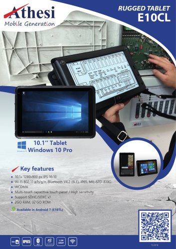 Rugged tablet E10CL