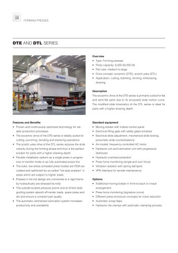 DTE_Technical specifications