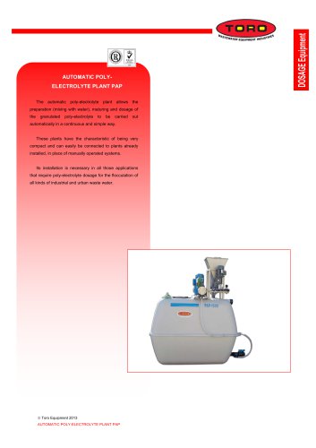 Polyelectrolyte Preparation Station