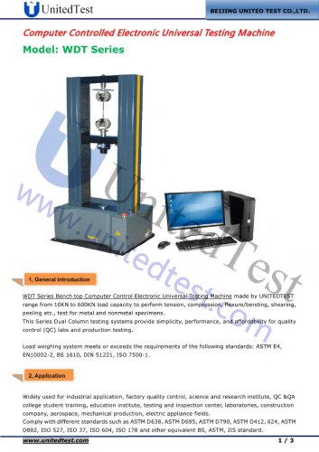 200~300KN TRACTION TENSILE TESTER