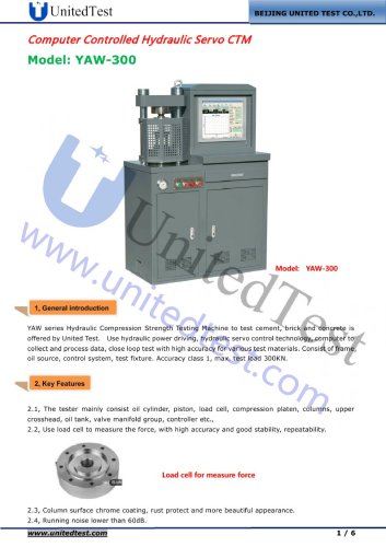 COMPUTER CONTROLLED HYDRAULIC SERVO CTM