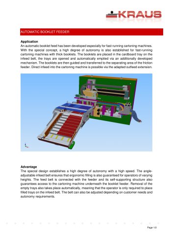 AUTOMATIC BOOKLET FEEDER