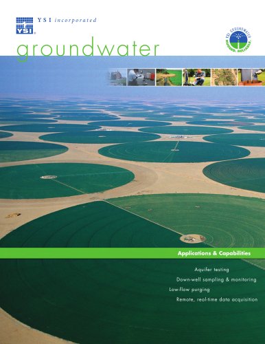 Groundwater Applications & Capabilities