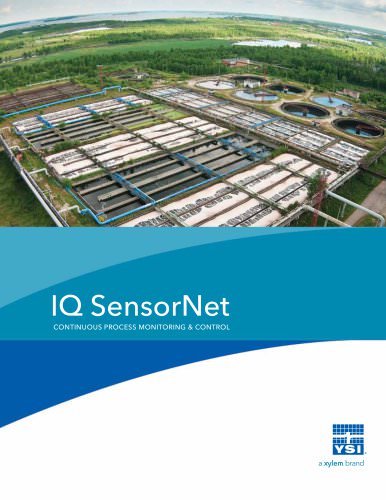 IQ SensorNet Wastewater Process Monitoring & Control Catalog