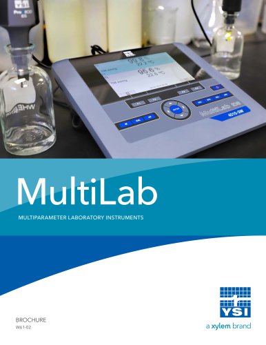 MultiLab MULTIPARAMETER LABORATORY INSTRUMENTS