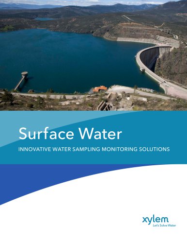 Surface Water INNOVATIVE WATER SAMPLING MONITORING SOLUTIONS