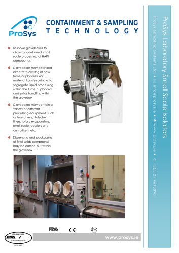 ProSys Laboratory Small Scale Isolators