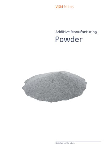 Additive Manufacturing Powder