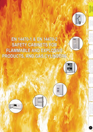 EN 14470-1 & EN 14470-2 SAFETY CABINETS FOR FLAMMABLES AND EXPLOSIVE PRODUCTS, AND GAS CYLINDERS