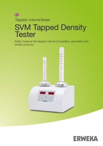 SVM Tapped Density Tester