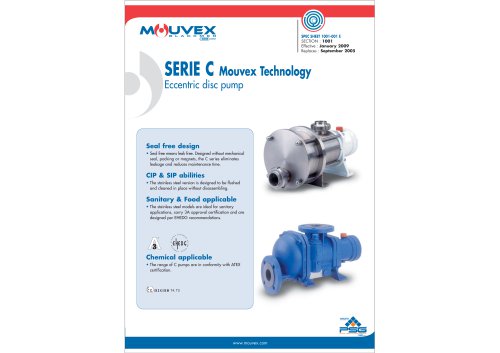 C-SERIES Mouvex Technology Eccentric Disc Pump