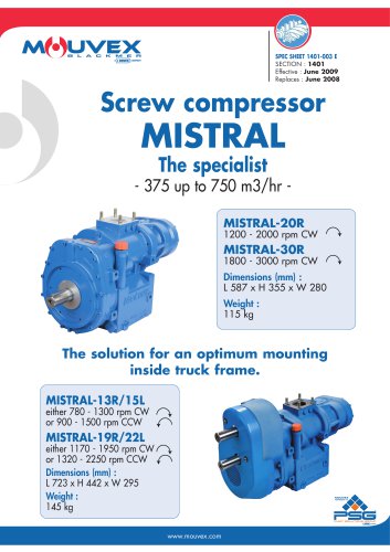 Mistral Screw Compressor