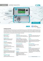 Leak Tester CETATEST 825 HP-PR (High Pressure & Pressure Rise)