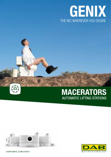 MACERATORS AUTOMATIC LIFTING STATIONS