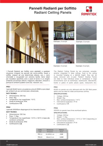 Radiant Ceiling Panels