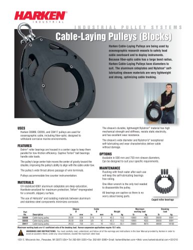 Cable-Laying Pulley