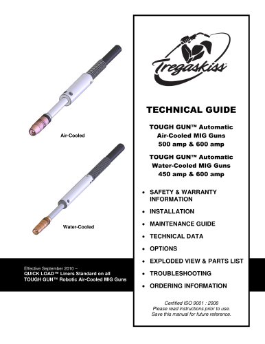 TOUGH GUN Automatic MIG Guns Owner's Manual