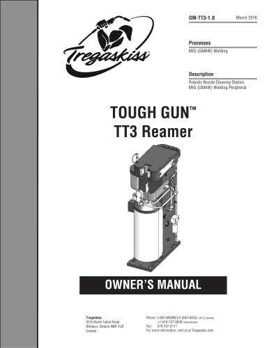 TOUGH GUN TT3 Reamer Owner's Manual