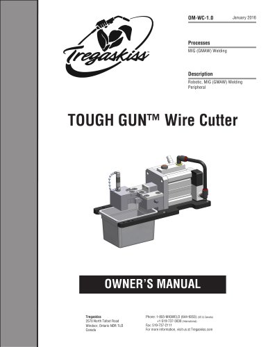 TOUGH GUN Wire Cutter Owner's Manual