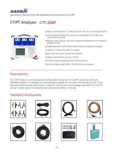 CTP-200P CT/PT