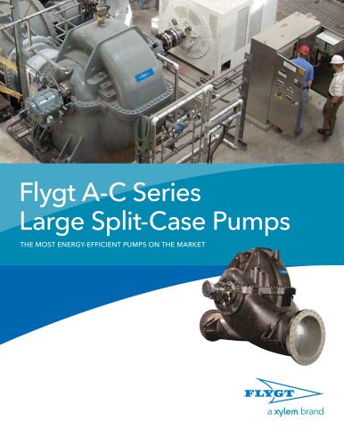 Flygt A-C Series Large Split-Case Pumps